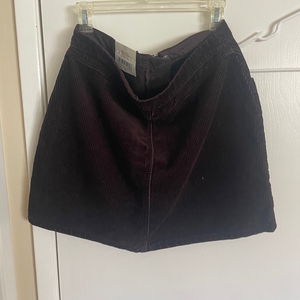 NWT F&F Black Corduroy Skirt